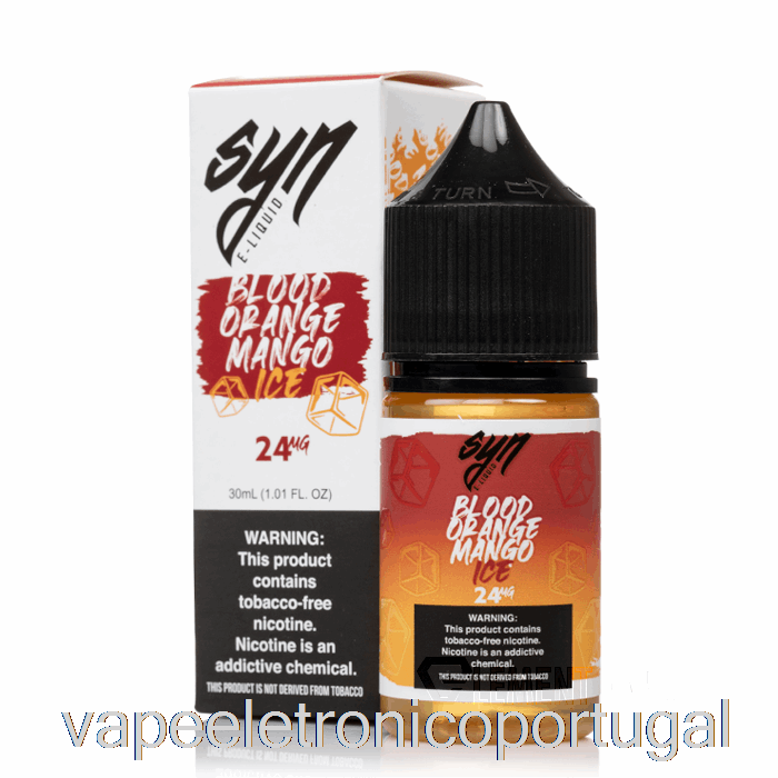 Vape Eletrônico Ice Manga Laranja Sanguínea - Sais Sin - 30ml 24mg